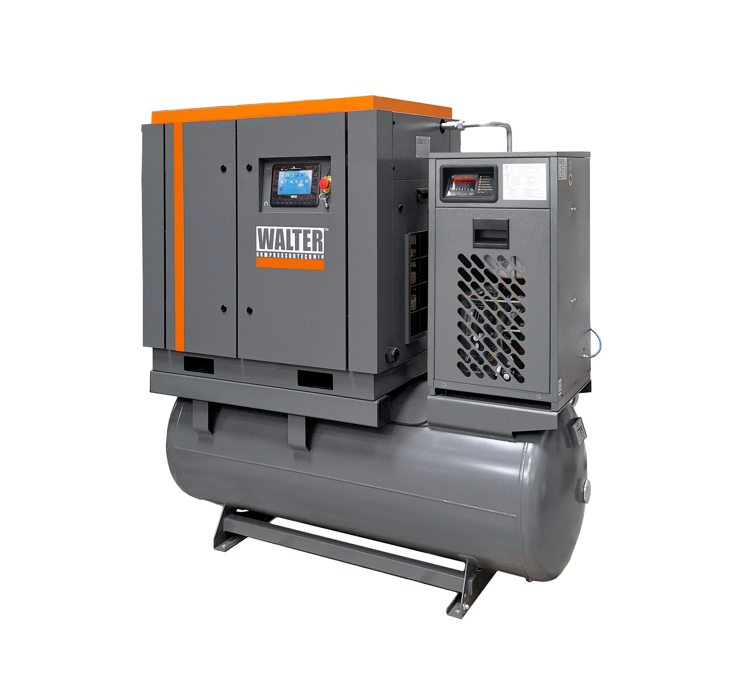 Sprężarka śrubowa SK 7,5 SP/500L, moc 7,5 kW, zbiornik 500 L, ciśnienie 8–13 bar, głośność 65 dB
