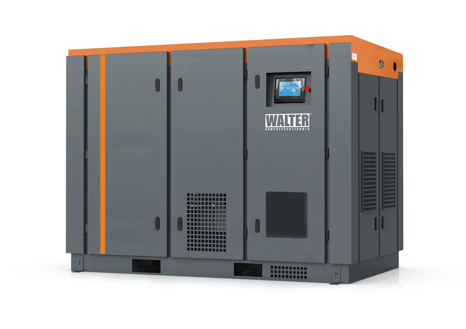 Wolnostojąca jednostopniowa sprężarka śrubowa SK 55 SP 55 kW, ciśnienie robocze 8–13 bar, głośność 70 dB